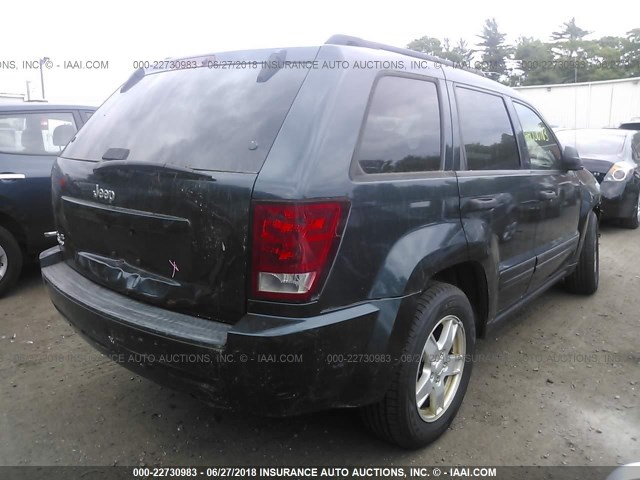 1J4GR48K76C164199 - 2006 JEEP GRAND CHEROKEE LAREDO/COLUMBIA/FREEDOM 绿色 照片 4