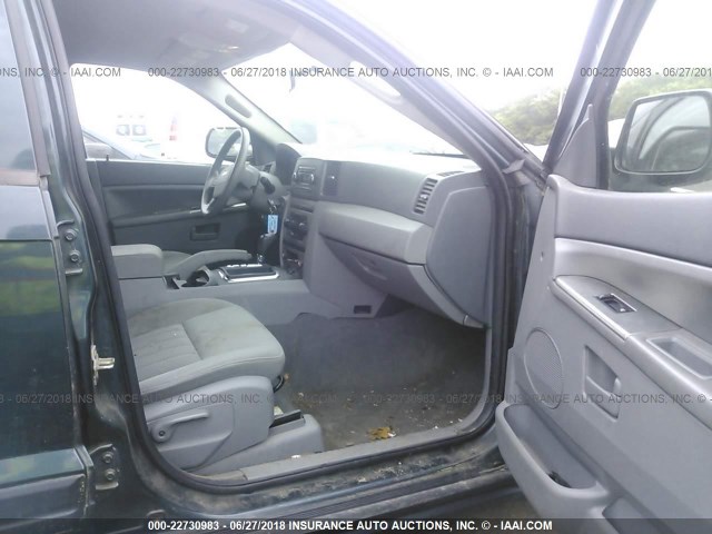 1J4GR48K76C164199 - 2006 JEEP GRAND CHEROKEE LAREDO/COLUMBIA/FREEDOM 绿色 照片 5