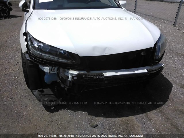 1HGCR2F58EA108886 - 2014 HONDA ACCORD SPORT WHITE photo 6