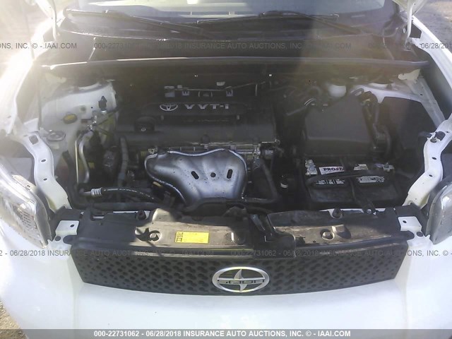 JTLKE50E591081740 - 2009 TOYOTA SCION XB Ақ фото 10