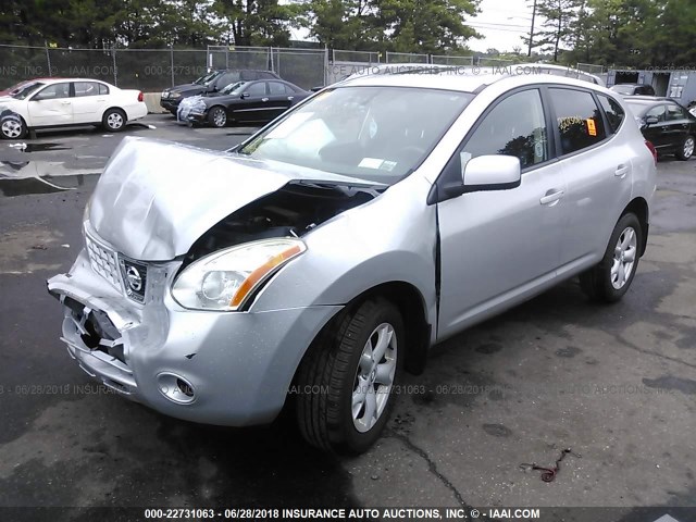 JN8AS58V79W164694 - 2009 NISSAN ROGUE S/SL SILVER photo 2