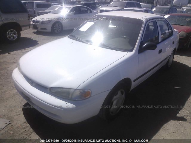 1Y1SK52882Z415032 - 2002 CHEVROLET GEO PRIZM LSI WHITE photo 2