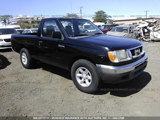 1N6DD21S9XC343798 - 1999 NISSAN FRONTIER XE BLACK photo 1