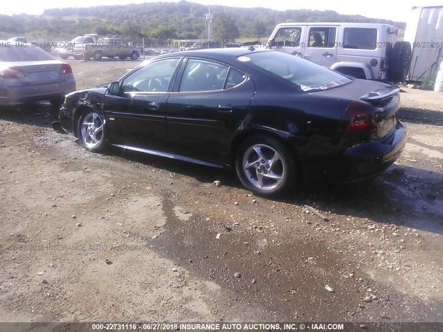 2G2WR524241373262 - 2004 PONTIAC GRAND PRIX GTP BLACK photo 3