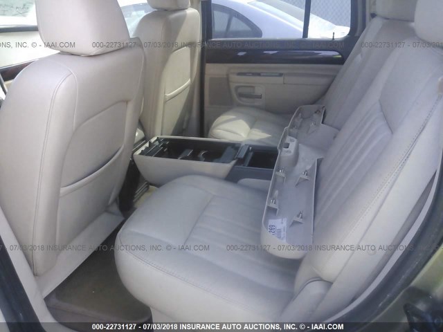 5LMEU88HX4ZJ30199 - 2004 LINCOLN AVIATOR 灰色 照片 8