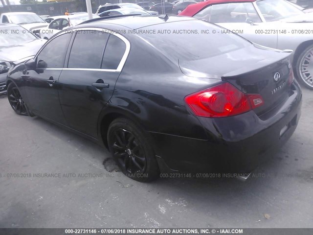 JN1CV6AP0CM937072 - 2012 INFINITI G37 SPORT BLACK photo 3