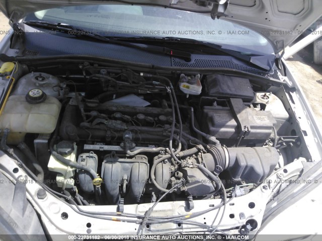 1FAFP34N17W230267 - 2007 FORD FOCUS ZX4/S/SE/SES 银色 照片 10