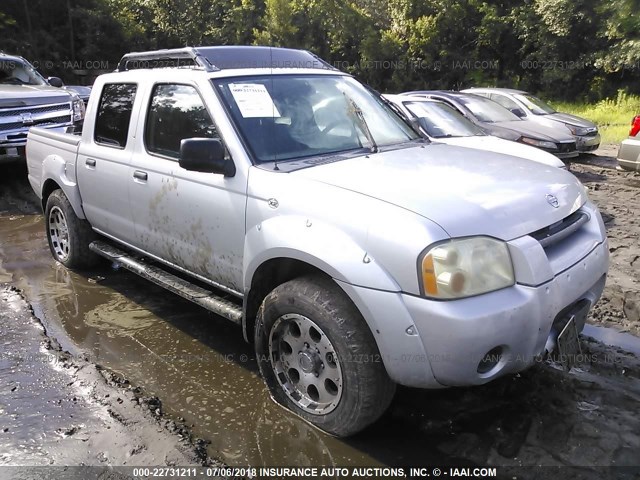 1N6ED27TX4C403474 - 2004 NISSAN FRONTIER CREW CAB XE V6 SILVER photo 1