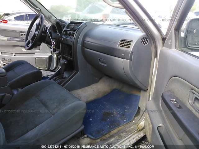 1N6ED27TX4C403474 - 2004 NISSAN FRONTIER CREW CAB XE V6 SILVER photo 5