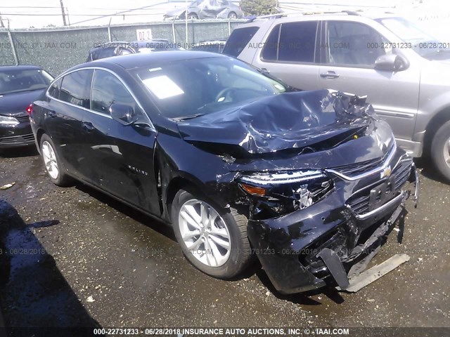 1G1ZF5SU5JF190517 - 2018 CHEVROLET MALIBU HYBRID BLACK photo 1