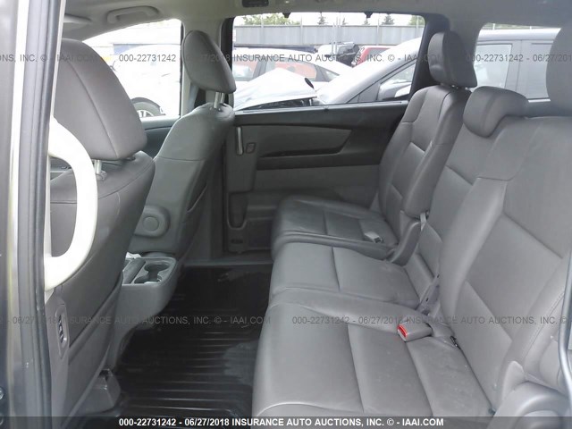 5FNRL5H63CB092781 - 2012 HONDA ODYSSEY EXL GRAY photo 8