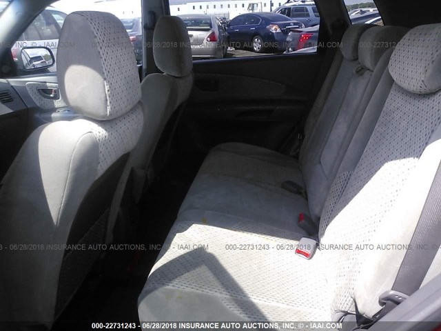 KM8JN72D65U110450 - 2005 HYUNDAI TUCSON GLS/LX MAROON photo 8