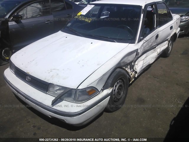 2T1AE97A2LC018292 - 1990 TOYOTA COROLLA LE WHITE photo 2