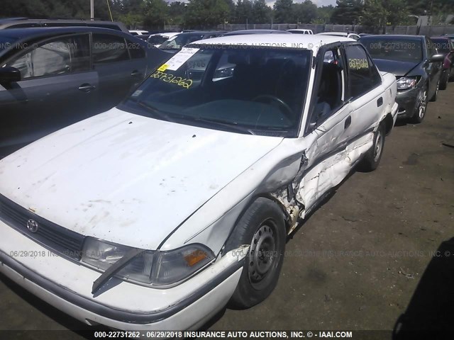 2T1AE97A2LC018292 - 1990 TOYOTA COROLLA LE WHITE photo 6