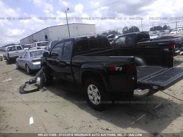 1GCJSDFE4C8117403 - 2012 CHEVROLET COLORADO LT BLACK photo 3