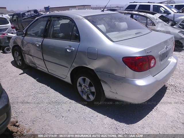 JTDBR32E330036178 - 2003 TOYOTA COROLLA CE/LE SILVER photo 3