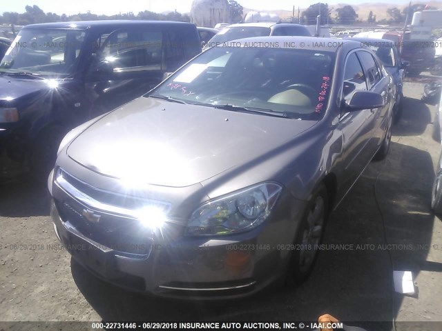 1G1ZC5E17BF282000 - 2011 CHEVROLET MALIBU 1LT 棕色 照片 2