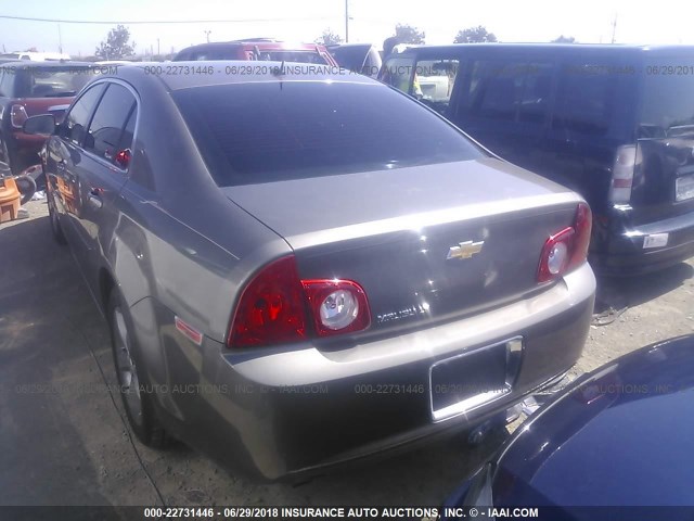 1G1ZC5E17BF282000 - 2011 CHEVROLET MALIBU 1LT 棕色 照片 3