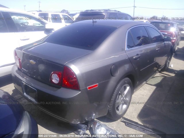 1G1ZC5E17BF282000 - 2011 CHEVROLET MALIBU 1LT 棕色 照片 4
