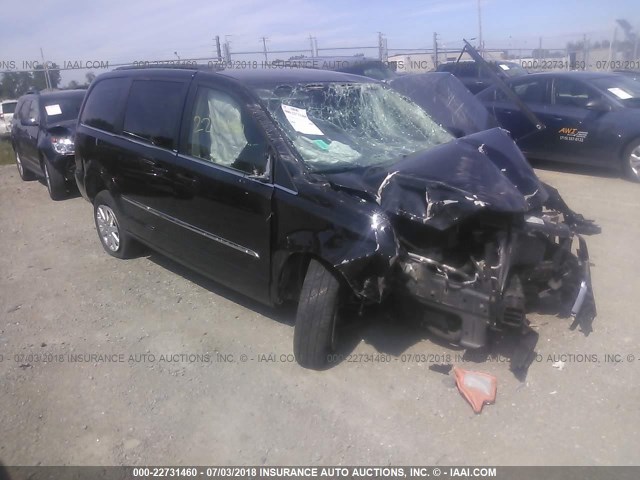 2C4RC1BG2DR720698 - 2013 CHRYSLER TOWN & COUNTRY TOURING BLACK photo 1