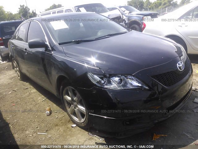 4T1BK46K87U542304 - 2007 TOYOTA CAMRY NEW GENERAT LE/XLE/SE BLACK photo 1