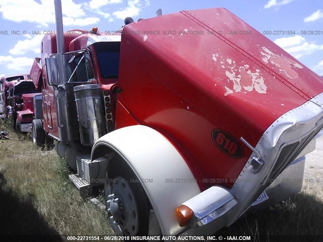 1XP5DB9X91D563692 - 2001 PETERBILT 379 RED photo 1