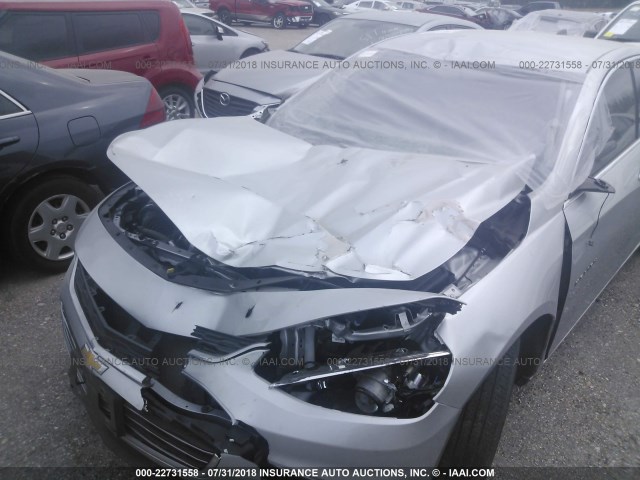 1G1ZB5ST8GF336632 - 2016 CHEVROLET MALIBU LS ვერცხლისფერი ფოტო 6