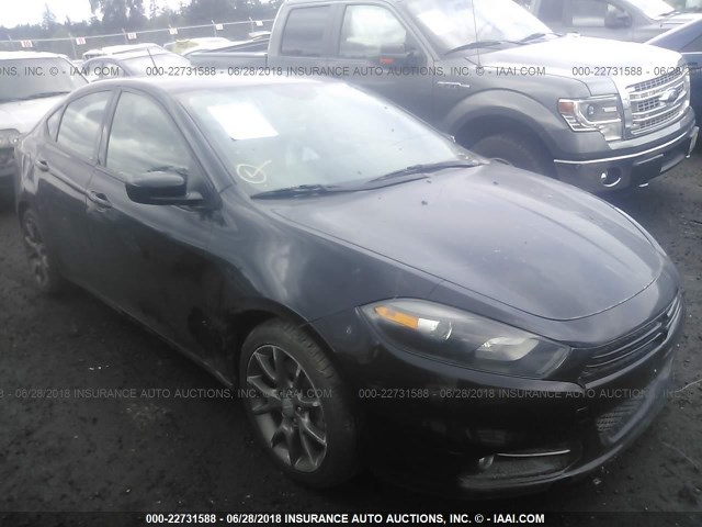 1C3CDFBH4DD208764 - 2013 DODGE DART SXT BLACK photo 1