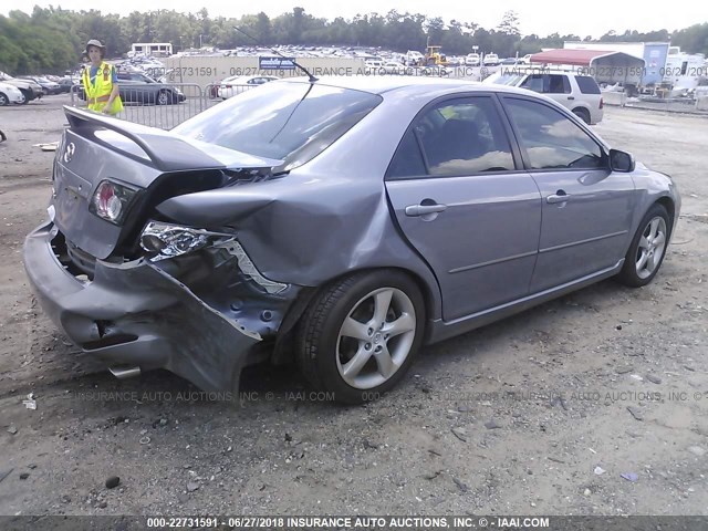 1YVHP80C485M05620 - 2008 MAZDA 6 I SILVER photo 4