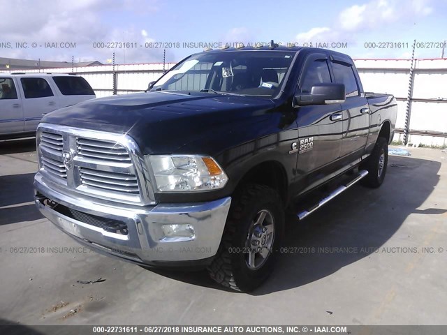 3C6UR5DL0DG562935 - 2013 RAM 2500 SLT Czarny zdjęcie 2