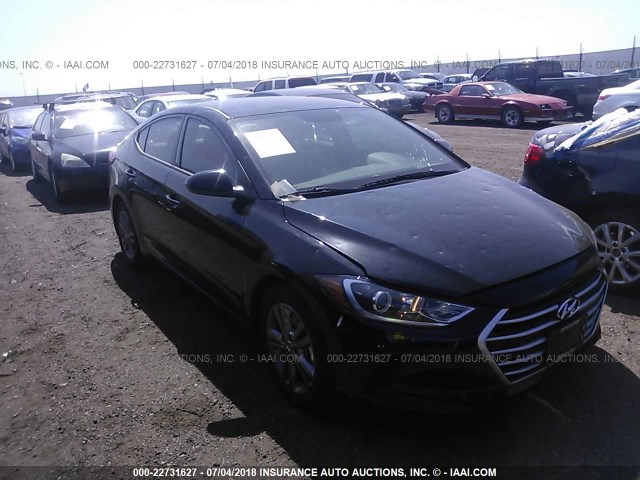 5NPD84LF0JH240378 - 2018 HYUNDAI ELANTRA SEL/VALUE/LIMITED BLACK photo 1