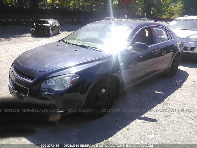1G1ZG57B184292004 - 2008 CHEVROLET MALIBU LS Tünd mavi foto 2