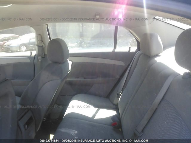 1G1ZG57B184292004 - 2008 CHEVROLET MALIBU LS Tünd mavi foto 8