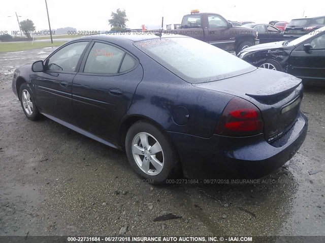 2G2WP552881116080 - 2008 PONTIAC GRAND PRIX Mavi foto 3