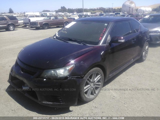 JTKJF5C72B3003999 - 2011 TOYOTA SCION TC 勃艮第红 照片 2