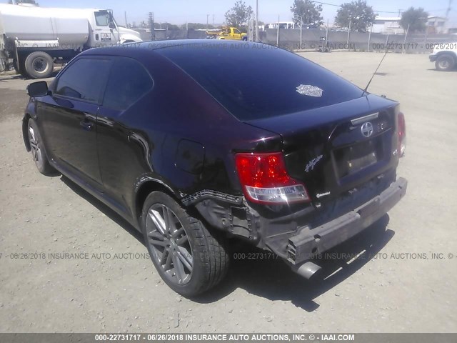 JTKJF5C72B3003999 - 2011 TOYOTA SCION TC 勃艮第红 照片 3