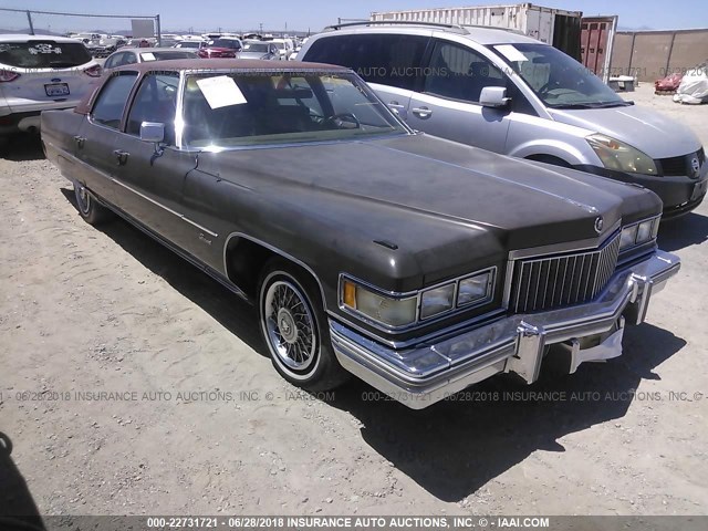 6B69S5Q265903 - 1975 CADILLAC FLEETWOOD BROWN photo 1