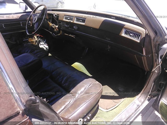 6B69S5Q265903 - 1975 CADILLAC FLEETWOOD BROWN photo 5