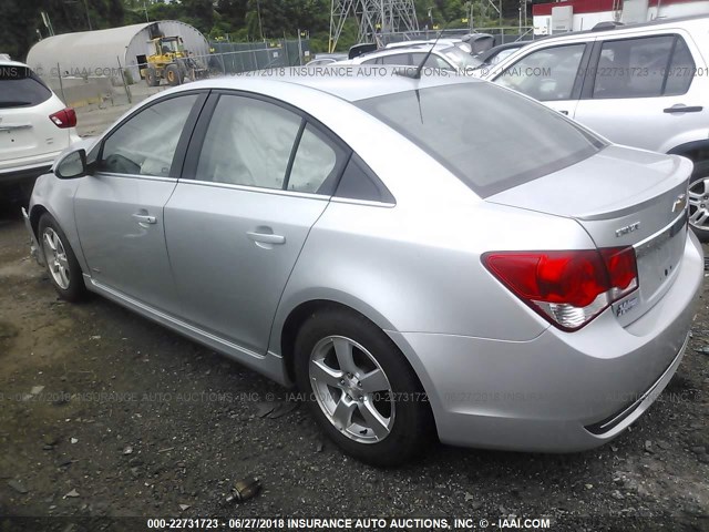 1G1PC5SB7D7269040 - 2013 CHEVROLET CRUZE LT SILVER photo 3