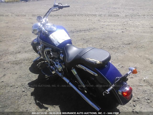 SMT905RN4FT659422 - 2015 TRIUMPH MOTORCYCLE AMERICA BLUE photo 3