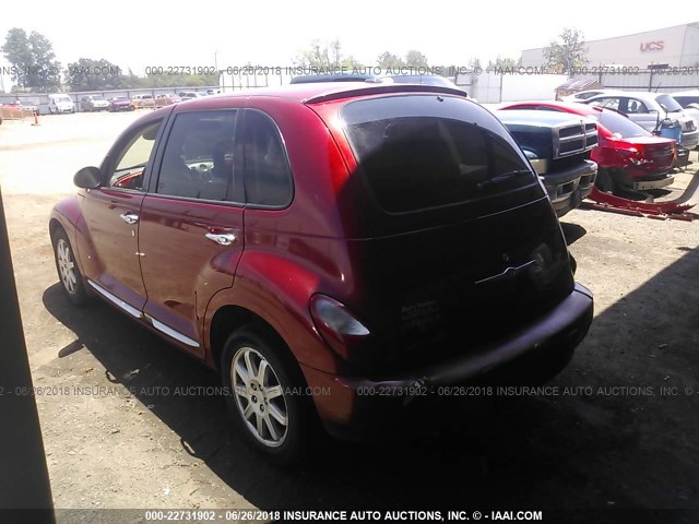 3A8FY58B68T118843 - 2008 CHRYSLER PT CRUISER TOURING MAROON photo 3