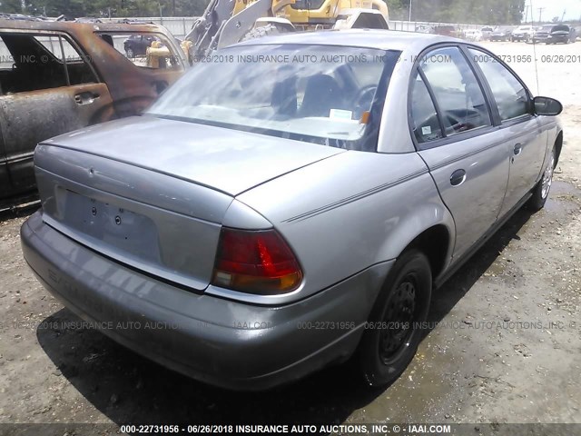 1G8ZH5284VZ184100 - 1997 SATURN SL1 SILVER photo 4