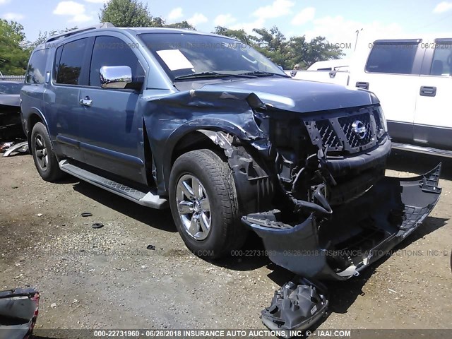 5N1BA0ND8CN614735 - 2012 NISSAN ARMADA SV/SL/PLATINUM BLUE photo 1