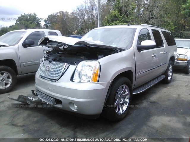 1GKFK06249R241005 - 2009 GMC YUKON XL DENALI GRAY photo 2