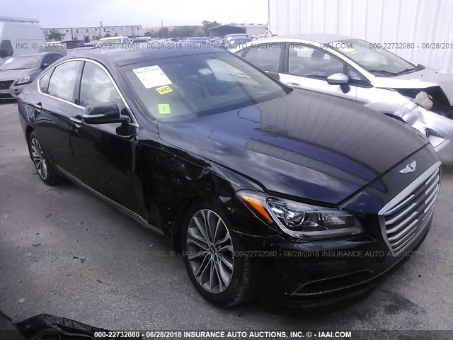 KMHGN4JE5GU136950 - 2016 HYUNDAI GENESIS 3.8L BLACK photo 6