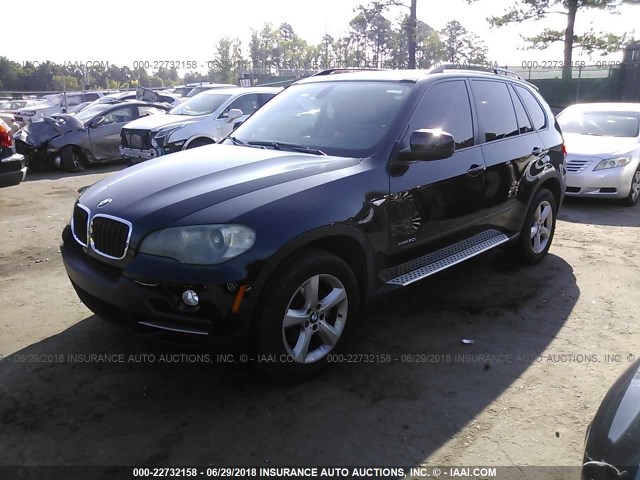 5UXFE43539L038942 - 2009 BMW X5 XDRIVE30I BLACK photo 2