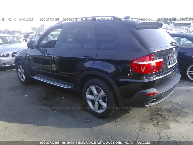 5UXFE43539L038942 - 2009 BMW X5 XDRIVE30I BLACK photo 3