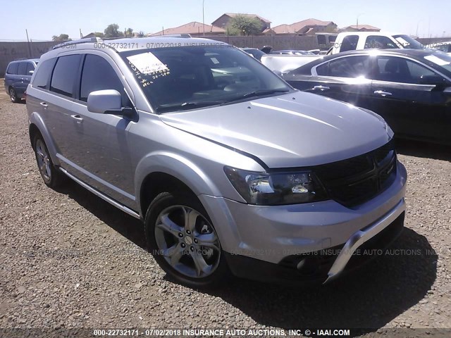 3C4PDCGG2GT138160 - 2016 DODGE JOURNEY CROSSROAD SILVER photo 1