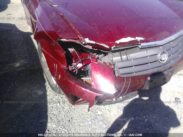 1G6DM577X40181736 - 2004 CADILLAC CTS RED photo 6