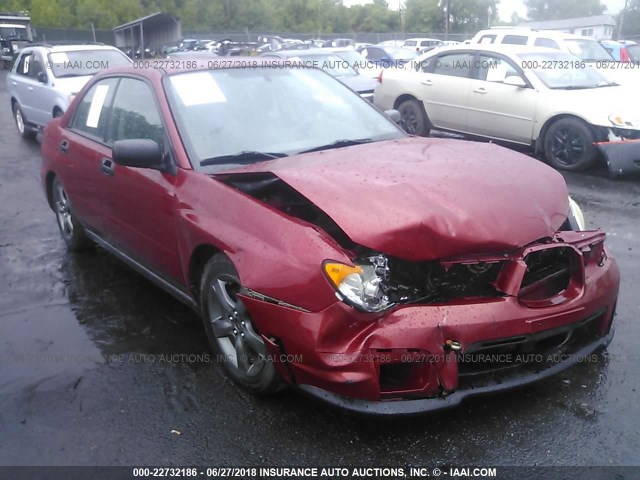 JF1GD61617G503391 - 2007 SUBARU IMPREZA 2.5I RED photo 1